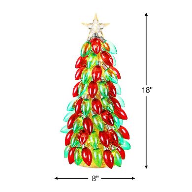 Mr. Christmas 18-inch Retro C9 Bulb Tree