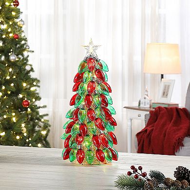 Mr. Christmas 18-inch Retro C9 Bulb Tree