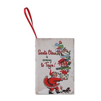 Mr. Christmas Santa is Coming to Town Gift Card Holder