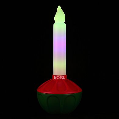 Mr. Christmas Vintage Blow Mold Bubble Light with Noel Decal 24 Inches