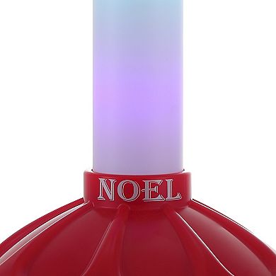 Mr. Christmas Vintage Blow Mold Bubble Light with Noel Decal 24 Inches