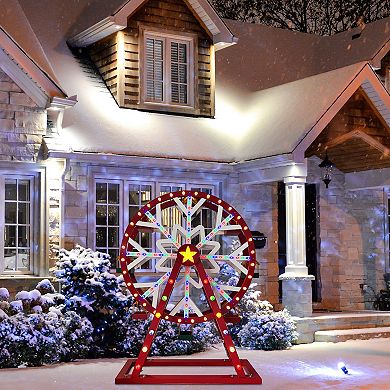 Mr Christmas 5.5-ft. Light-Up Ferris Wheel Outdoor Decor