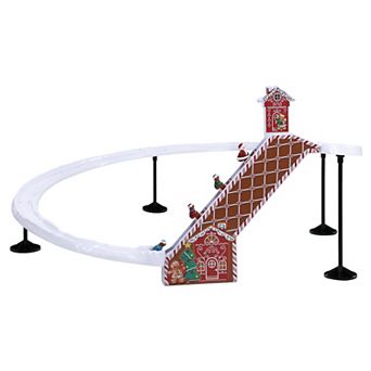 Mr Christmas Animated & Musical Gingerbread Ski Slope Home Decor