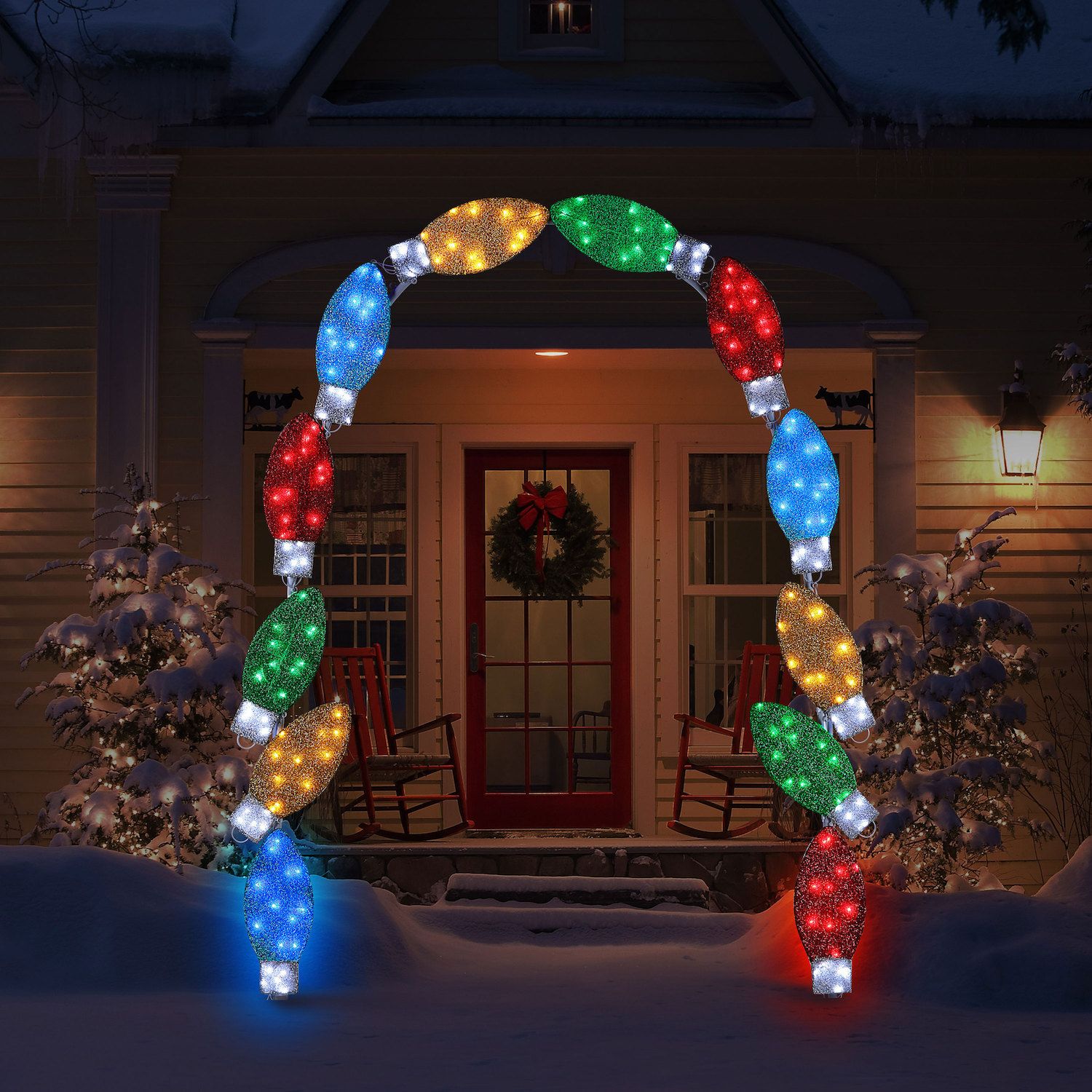 Mr. Christmas Tinsel Bulb Arch - Thumbnail 5