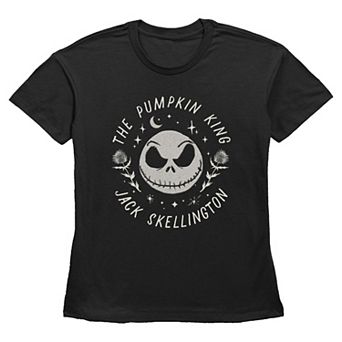Women's Disney’s The Pumpkin King Jack Skellington Short Sleeve Graphic Tee