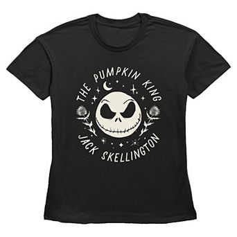 Women's Disney’s The Pumpkin King Jack Skellington Short Sleeve Graphic Tee