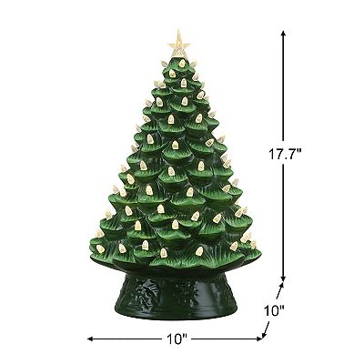Mr Christmas Nostalgic Ceramic Tree Table Decor