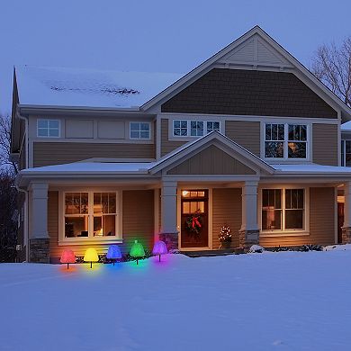 Mr Christmas 8-in. Oversized Sugared Gumdrop Pathway Lights