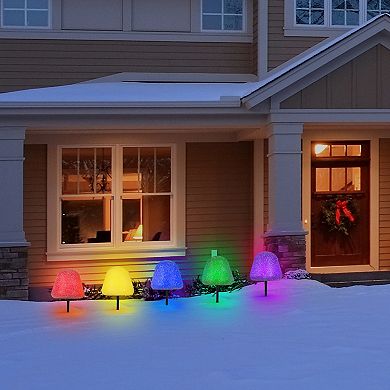 Mr Christmas 8-in. Oversized Sugared Gumdrop Pathway Lights