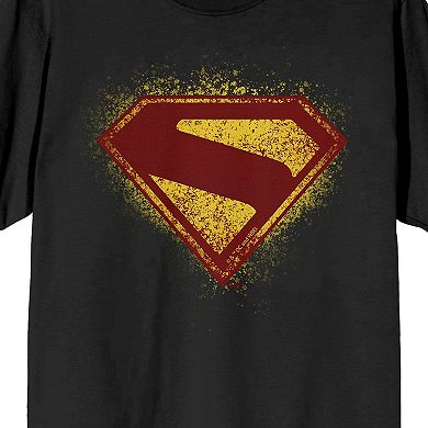 Men's DC Comics Superman Distressed 2025 Logo Graphic Tee