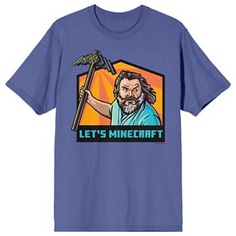 Men's Minecraft Let's Minecraft Graphic Tee