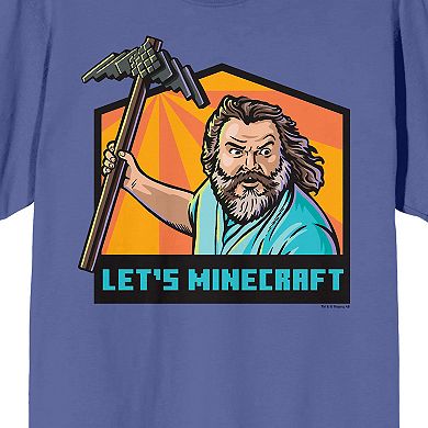 Men's Minecraft Let's Minecraft Graphic Tee