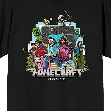 Men's Minecraft Movie Characters Graphic Tee