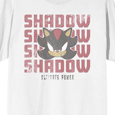 Men's Sonic The Hedgehog Shadow Graphic Tee