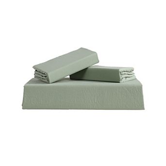 Garvee Ruffled Bedding Set - 3 pc Duvet Cover with Hidden Closure