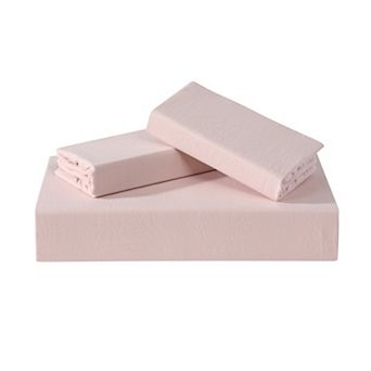 Garvee Ruffled Bedding Set - 3 pc Duvet Cover with Hidden Closure