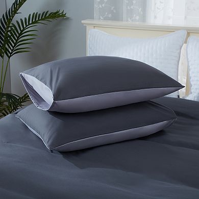 Garvee Reversible Duvet Cover Set Dual-Sided AB Design with Invisible Zipper