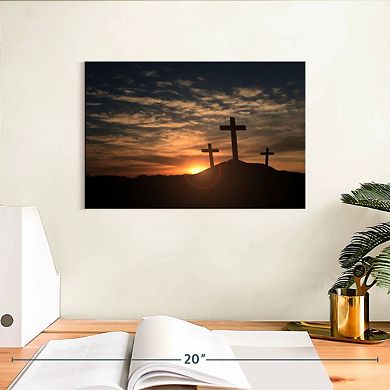 Cross Silhouettes Wall Art