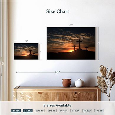 Cross Silhouettes Wall Art