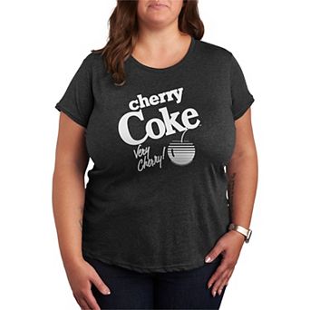 Plus Size Women's Cherry Coke Very Cherry! Graphic Tee