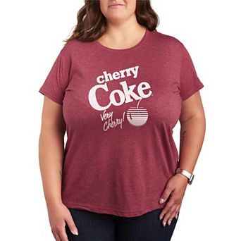 Plus Size Women's Cherry Coke Very Cherry! Graphic Tee