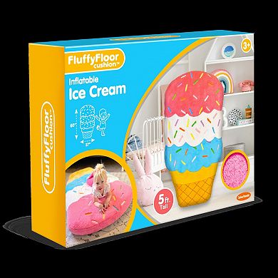Triple Scoop Ice Cream Fluffy Floor Cushion