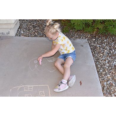 Jumbo Outdoor Sidewalk Chalk - 50pc Bucket & 2 x 15pc Black & White