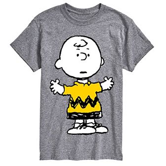 Men's Peanuts Charlie Oversized Graphic Tee