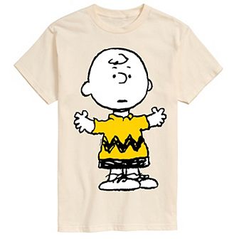 Men's Peanuts Charlie Oversized Graphic Tee