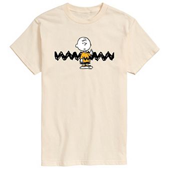 Men's Peanuts Charlie Brown Zigzag Graphic Tee