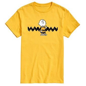 Men's Peanuts Charlie Brown Zigzag Graphic Tee