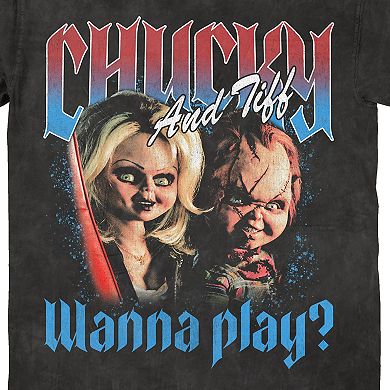 Men's Chucky Tiffany & Chucky Wanna Play Graphic Tee
