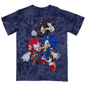 Men's Sonic The Hedgehog Knuckles & Shadow Graphic Tee
