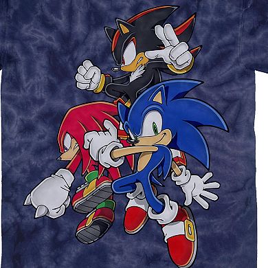 Men's Sonic The Hedgehog Knuckles & Shadow Graphic Tee