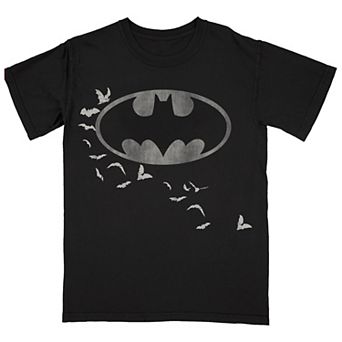 Men's DC Comics Batman Bats Logo & Portrait Graphic Tee