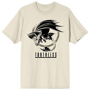 Men's How to Train Your Dragon Toothless Shield Graphic Tee