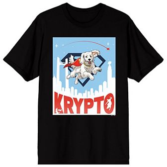 Men's DC Comics Superman 2025 Krypto Flying Graphic Tee