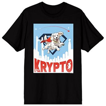 Men's DC Comics Superman 2025 Krypto Flying Graphic Tee