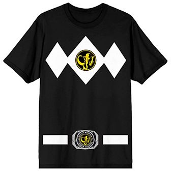 Men's Power Rangers Black Ranger Graphic Tee