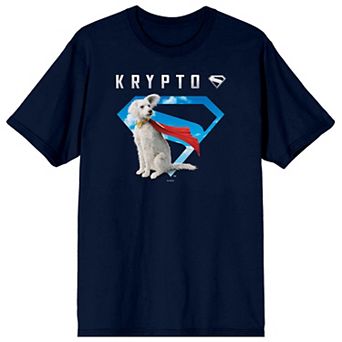 Men's DC Comics Superman 2025 Krypto Sky Logo Graphic Tee