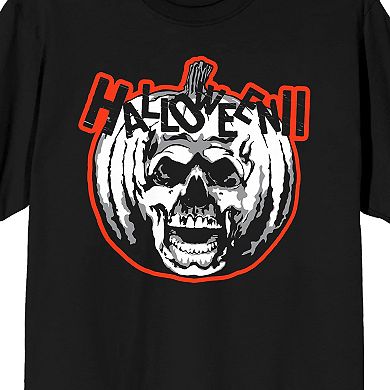 Men's Halloween II Pumpkin Skull Graphic Tee