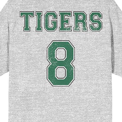 Men's Stranger Things Hawkins Basketball Tiger Graphic T-Shirt
