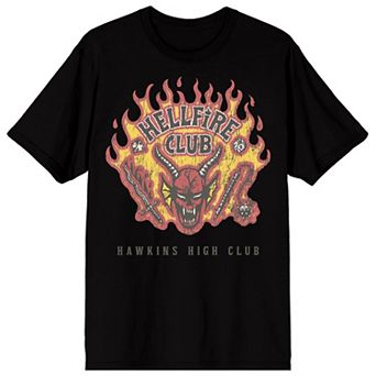 Men's Stranger Things Hellfire Club Graphic Tee