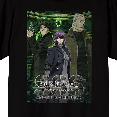 Men's Ghost in the Shell Stand Alone Complex Motoko Togusa Graphic Tee