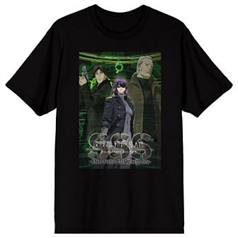 Men's Ghost in the Shell Stand Alone Complex Motoko Togusa Graphic Tee