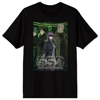 Men's Ghost in the Shell Stand Alone Complex Motoko Togusa Graphic Tee