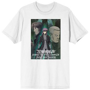 Men's Ghost in the Shell Stand Alone Complex Motoko Togusa Graphic Tee
