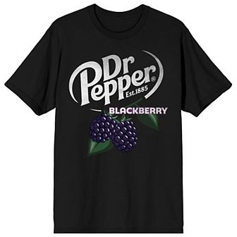 Men's Dr Pepper Blackberry Black Graphic Tee
