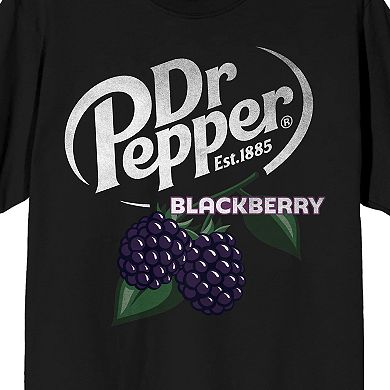 Men's Dr Pepper Blackberry Black Graphic Tee
