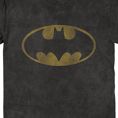 Men's DC Comics Batman Distressed Classic Logo Crewneck Graphic Tee